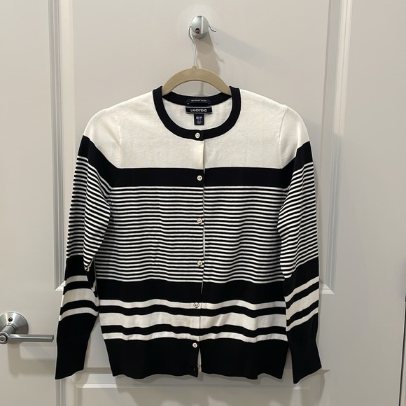 Land’s End cardigan & shell, size PM - Picture 2 of 6